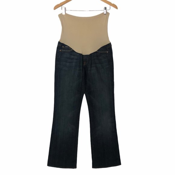 A PEA IN THE POD 7 FOR ALL MANKIND MATERNITY JEANS - Picture 3 of 12